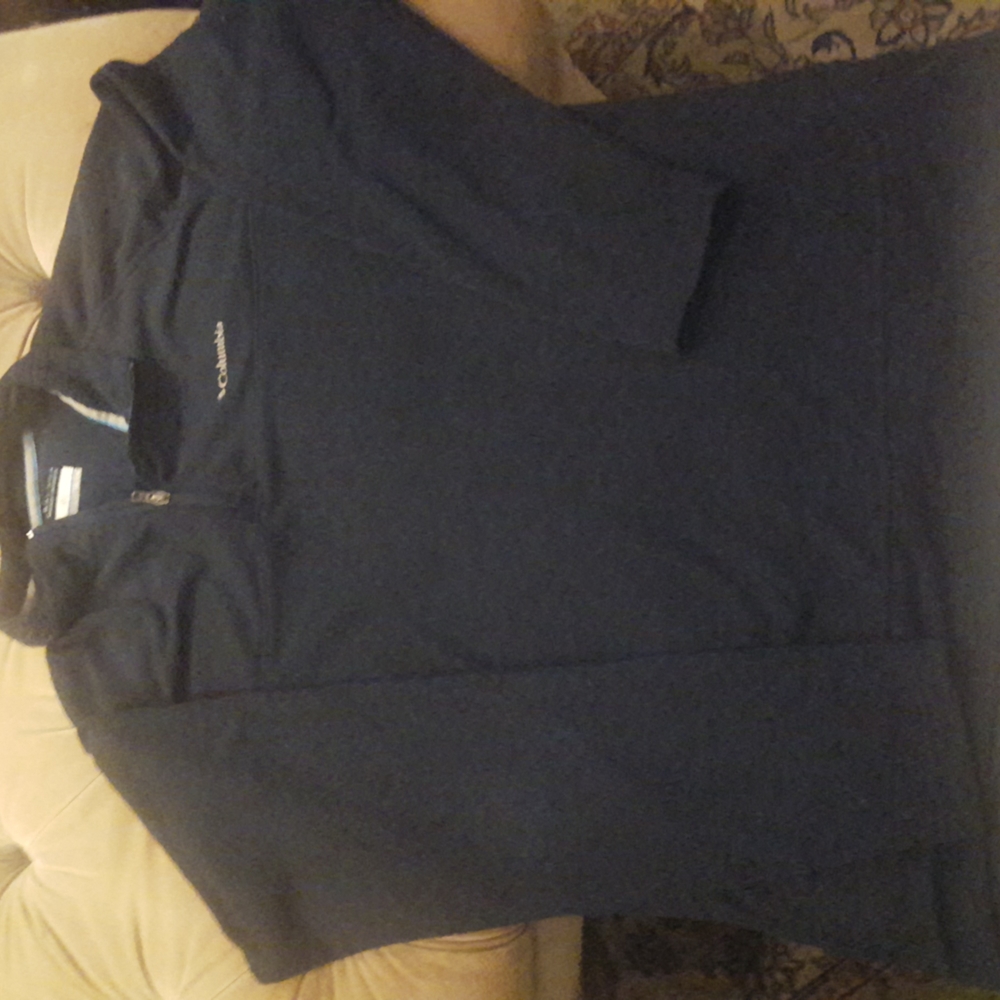xxl Blue Columbia omniwick long sleeve quarter zip sweatshirt